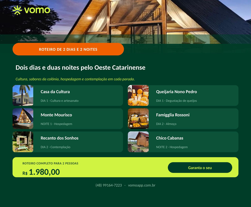 Roteiro de 2 dias e 2 noites